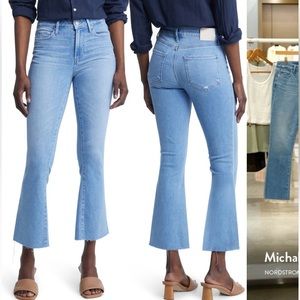 Paige Colette crop flare high waist